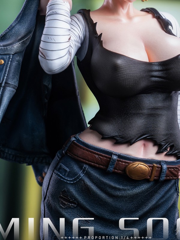MUK Studio Dragon Ball Android 18 Femme Fatale Hot Sexy 1/4 Statue